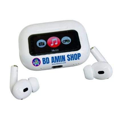 WT‑2 Wireless Bluetooth Headset with Full‑Color Touch LED Display – Bluetooth 5.3 & ANC