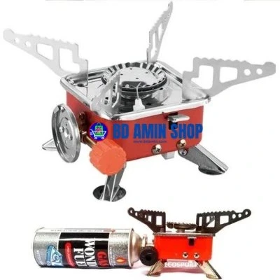 Kovar K-202 Portable Card Type Gas Stove – Foldable Mini Outdoor Camping Burner