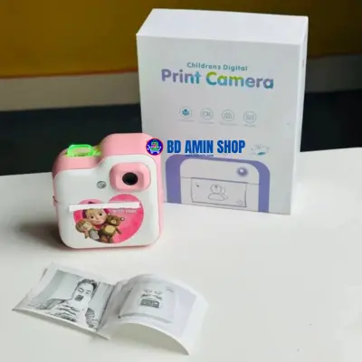 Instant print digital kids camera printer Masha version for children